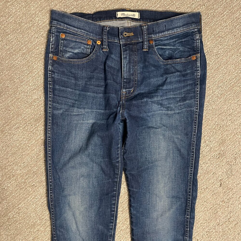MADEWELL Jeans 9" High Riser Skinny Skinny 29 Denim Blue - Picture 9 of 9